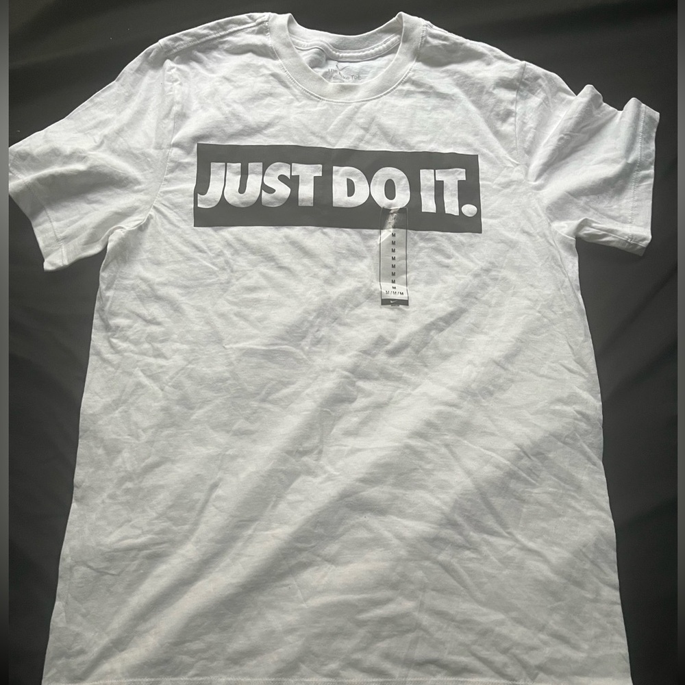 Nike White Short Sleeve Tees Just Do It